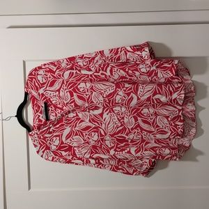 Hobbs | Blouse | Red and White